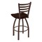 Holland Bar Stool Co 36" Swivel Bar Stool, Bronze Finish, Dark Cherry Maple Seat 41036BZDCMpl - alternate 4
